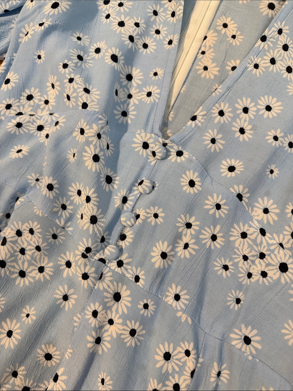 Faithfull the Brand Blue Floral Dress - Picture 9 of 9